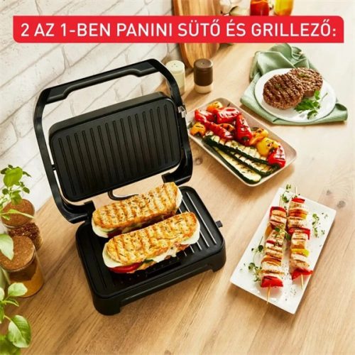 Tefal GC270D10 Inicio Compact szürke-fekete kontaktgrill