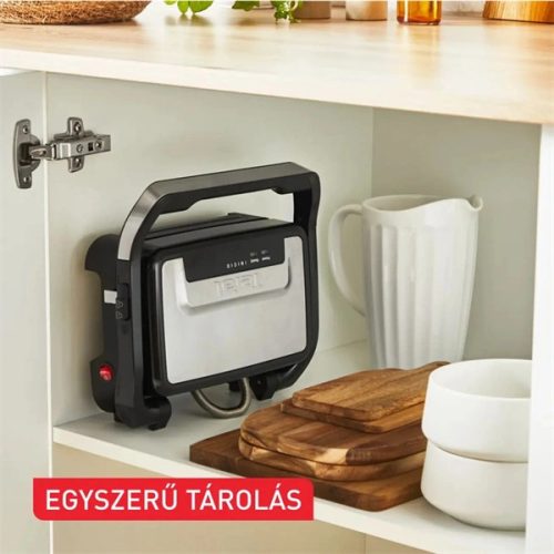 Tefal GC270D10 Inicio Compact szürke-fekete kontaktgrill