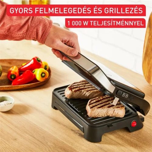 Tefal GC270D10 Inicio Compact szürke-fekete kontaktgrill