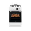 Electrolux LKK560232W fehér, szabadonálló, gáz, kombinált, főzőzóna: 4, sütő:58L, tűzhely