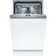 Bosch SPV4HMX10E inox, programok száma: 6, keskeny beépíthető, 10 terítékes mosogatógép 
