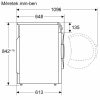 Bosch WQG245D4BY fehér, 9 kg, kondenzációs, szárítógép