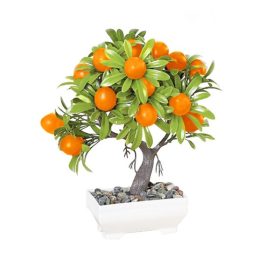   IRIS E5697 mandarin dekoráció művirággal cserépben 18x24cm