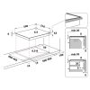 Whirlpool AKT 8601 IX fekete, beépíthető, elektromos üvegkerámia, főzőzóna: 4, beépíthető méret: 56cm, főzőlap