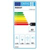 Indesit H 461 IX.1/1 ezüst, beépíthető, kihúzható, méret:59,8 cm, teleszkópos, zajszint:62 dB, páraelszívó