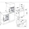Whirlpool AKZ9 6290 NB fekete, beépíthető, sütőtér: 73L, grill, légkeverés, sütő