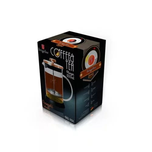Berlinger Haus BH/1494 600 ml rózsaarany dugattyús kávé- és teafőző