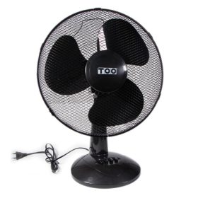  TOO FAND-40-201-B ICEBERG fekete, 40 cm, sebességfokozat száma:3, 45 W, asztali ventilátor