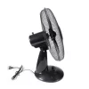TOO FAND-40-201-B ICEBERG fekete, 40 cm, sebességfokozat száma:3, 45 W, asztali ventilátor