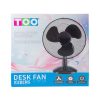 TOO FAND-40-201-B ICEBERG fekete asztali ventilátor 40cm