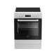 Beko FSM67300GWS fehér, szabadonálló, kerámialapos, elektromos, főzőzóna: 4, sütő:72L, grill, tűzhely