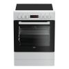 Beko FSM67300GWS fehér, szabadonálló, kerámialapos, elektromos, főzőzóna: 4, sütő:72L, grill, tűzhely