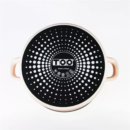 TOO LINE ROSE 2,9 literes, 20cm átmérő, 10cm magasságú lábas (fazék) üveg fedővel