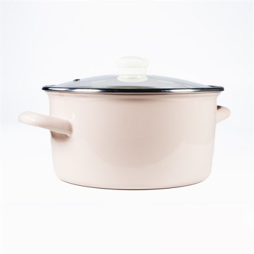 TOO LINE ROSE 3,65 literes, 22cm átmérő, 11cm magasságú lábas (fazék) üveg fedővel