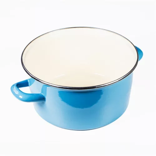 TOO LINE BLUE 3,65 literes, 22cm átmérő, 11cm magasságú lábas (fazék) üveg fedővel