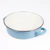 TOO LINE BLUE LOW 3,2 literes, 24cm átmérő, 7,5cm magasságú alacsony lábas (fazék) üveg fedővel