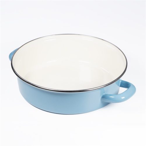 TOO LINE BLUE LOW 3,2 literes, 24cm átmérő, 7,5cm magasságú alacsony lábas (fazék) üveg fedővel