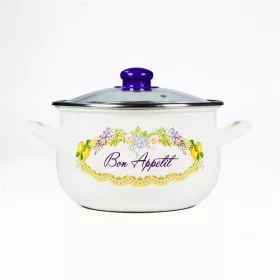   TOO BELLY BON APPETIT 3,8 literes, 20cm átmérő, 13cm magasságú lábas (fazék) üveg fedővel