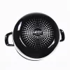 TOO BELLY FARM BLACK 3,8 literes, 20cm átmérő, 13cm magasságú lábas (fazék) üveg fedővel