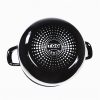 TOO BELLY FARM BLACK 6,2 literes, 24cm átmérő, 15cm magasságú lábas (fazék) üveg fedővel