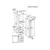 Electrolux ERD6DE18S1 fehér, egyajtós, beépíthető, Hűtő:310L, hűtőszekrény
