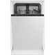 Beko DIS35025 fehér, programok száma: 5, keskeny beépíthető, 10 terítékes mosogatógép 