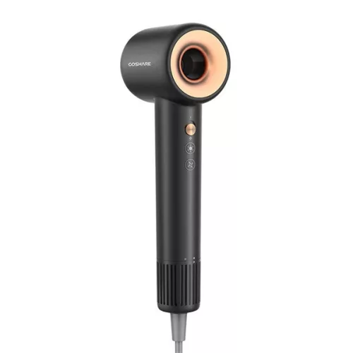 COSHARE HD10E PRO SuperFlow1 1600 W ezüst szinű hajszárító, prémium csomagolásban