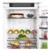 Haier HBW5518E fehér, alulfagyasztós, beépíthető, Hűtő:186L, Fagyasztó:62L, No frost hűtőszekrény