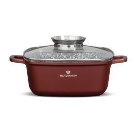   Blaumann BL-4091 Cerastone Collection 22 cm-es négyzet alakú edény fedővel