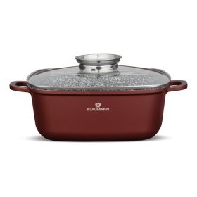   Blaumann BL-4094 6,5L Cerastone Collection 28 cm-es négyzet alakú edény fedővel
