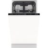 Gorenje GV561D10 fekete, programok száma: 5, keskeny beépíthető, 11 terítékes mosogatógép 