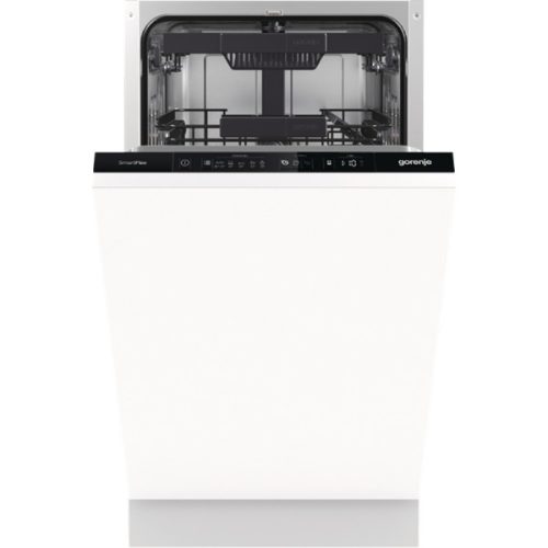 Gorenje GV561D10 fekete, programok száma: 5, keskeny beépíthető, 11 terítékes mosogatógép 