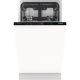 Gorenje GV561D10 programok száma: 5, keskeny beépíthető, 11 terítékes mosogatógép 