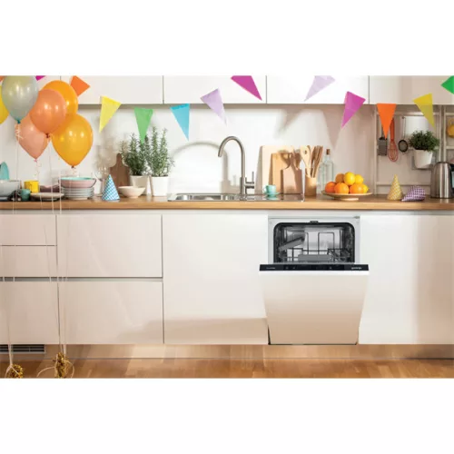 Gorenje GV541D10 programok száma: 5, keskeny beépíthető, 9 terítékes mosogatógép 