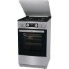 Gorenje GK5C42SH-B Inox, szabadonálló, gáz, kombinált, főzőzóna: 4, sütő:70L, grill, tűzhely