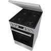 Gorenje GK5C42SH-B Inox, szabadonálló, gáz, kombinált, főzőzóna: 4, sütő:70L, grill, tűzhely