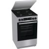 Gorenje GK5C42SJ szürke, szabadonálló, gáz, kombinált, főzőzóna: 4, sütő:62L, grill, tűzhely