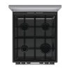 Gorenje GK5C42SJ szürke, szabadonálló, gáz, kombinált, főzőzóna: 4, sütő:62L, grill, tűzhely