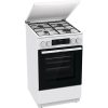 Gorenje GK5C42WJ fehér, szabadonálló, gáz, kombinált, főzőzóna: 4, sütő:62L, grill, tűzhely
