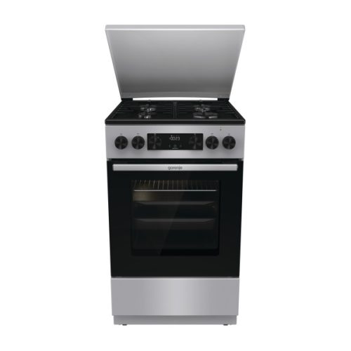 Gorenje GK5C63SH szürke, szabadonálló, gáz, kombinált, főzőzóna: 4, sütő:70L, grill, tűzhely
