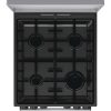 Gorenje GK5C63SH szürke, szabadonálló, gáz, kombinált, főzőzóna: 4, sütő:70L, grill, tűzhely