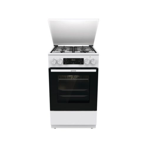 Gorenje GK5C64WH fehér, szabadonálló, gáz, kombinált, főzőzóna: 4, sütő:70L, grill, tűzhely