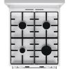 Gorenje GK5C64WH fehér, szabadonálló, gáz, kombinált, főzőzóna: 4, sütő:70L, grill, tűzhely