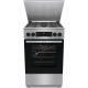 Gorenje GKS5C71XF Inox, szabadonálló, gáz, kombinált, főzőzóna: 4, sütő:70L, grill, tűzhely