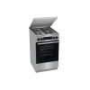 Gorenje GKS5C71XF Inox, szabadonálló, gáz, kombinált, főzőzóna: 4, sütő:70L, grill, tűzhely
