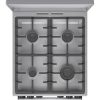 Gorenje GKS5C71XF Inox, szabadonálló, gáz, kombinált, főzőzóna: 4, sütő:70L, grill, tűzhely