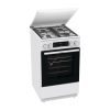 Gorenje GKS5C72WF fehér, szabadonálló, gáz, kombinált, főzőzóna: 4, sütő:70L, grill, tűzhely