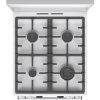 Gorenje GKS5C72WF fehér, szabadonálló, gáz, kombinált, főzőzóna: 4, sütő:70L, grill, tűzhely