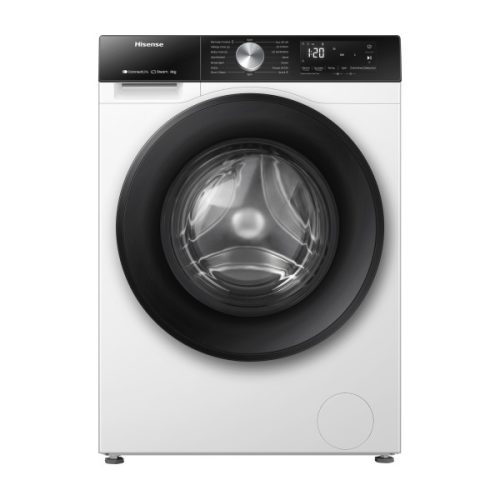 Hisense WF3S8043BW3 fehér, elöltöltős, max.1400ford., 8 kg, mosógép