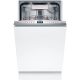 Bosch SPV6EMX05E inox, programok száma: 6, keskeny beépíthető, 10 terítékes mosogatógép 